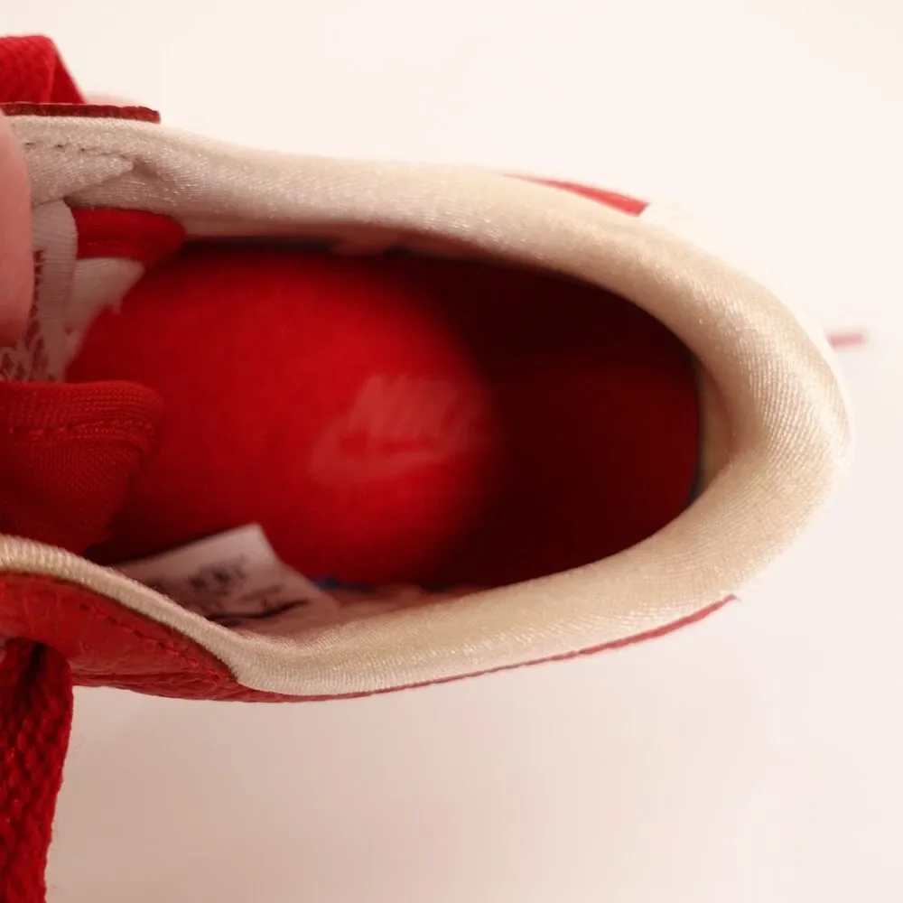 Nike Womens Blazer Premium Low Red Casual Shoes Sneakers Size 7 454471-601